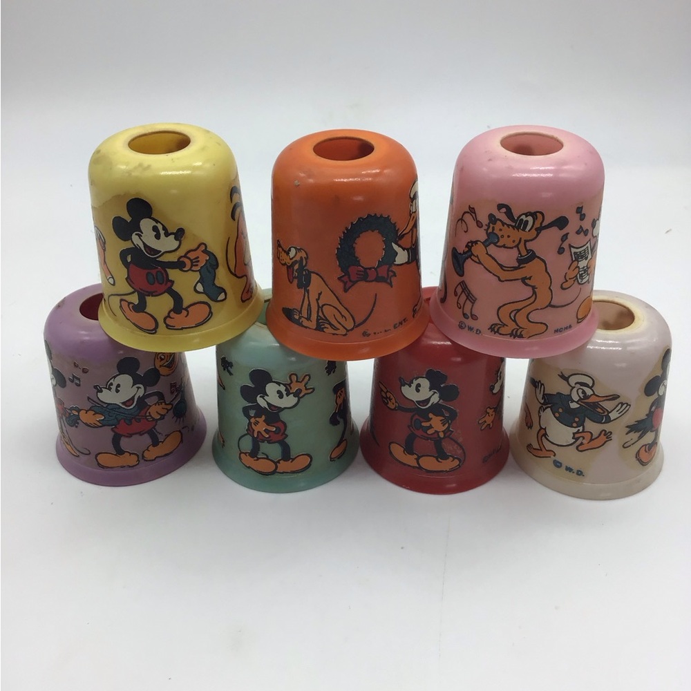 Rare set of Mickey & Friends string light covers